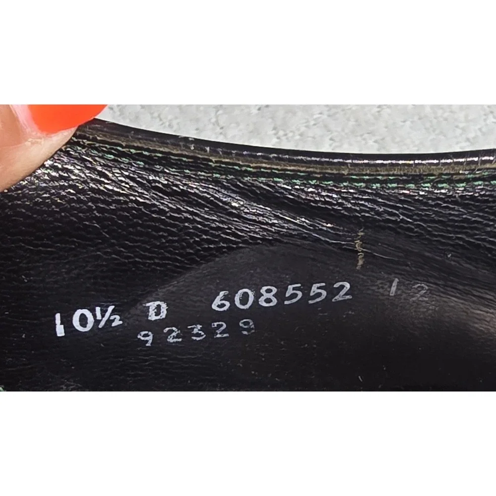 Florsheim Imperial Wingtip 92329 Black Leather Dress Formal Shoes Mens 10 1/2 D‎